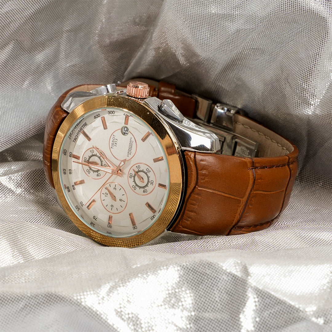 Tissot  Brown Straps